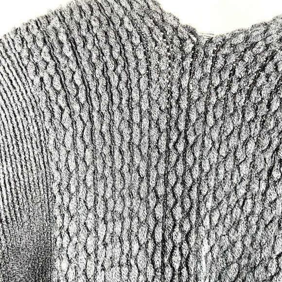 Gentle Fawn Philippa Grey Fringe Knit Poncho - Picture 5 of 11